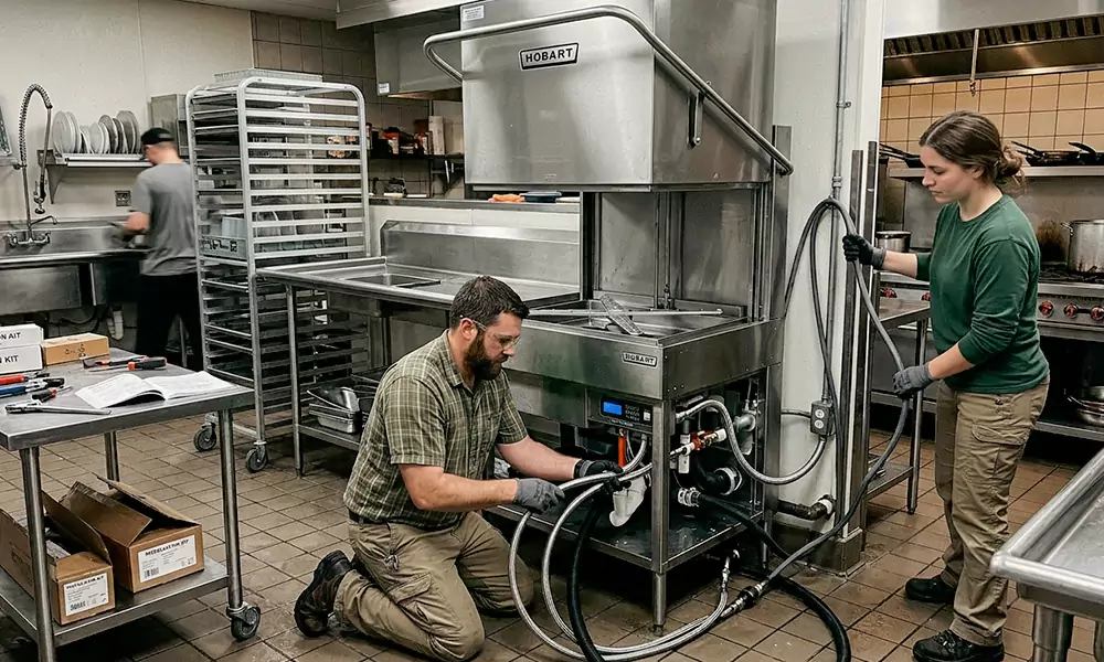Commercial Dishwasher Installation in Quincy, MA