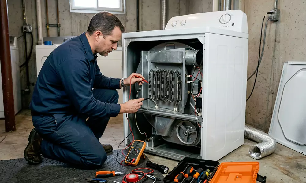 Dryer Not Heating Repair in Quincy, MA