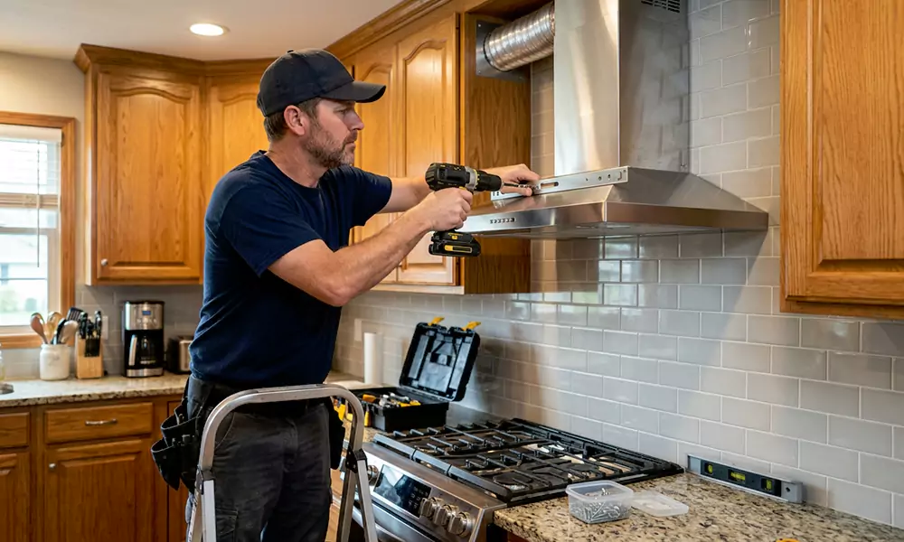 Range Hood Installation in Quincy, MA