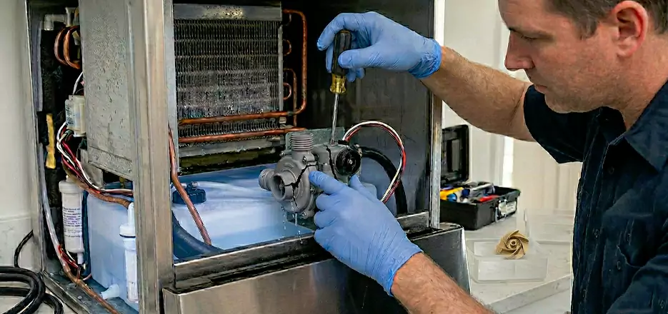 Commercial Ice Maker Water Pump Repair in Quincy
