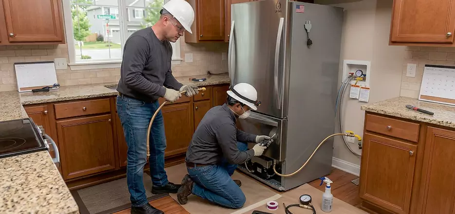 Propane Refrigerator Installation in Quincy